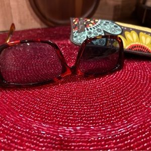 Vera Bradley sunglasses with readers